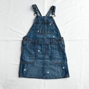 Osh Kosh B'gosh Cottagecore Indie Daisy Overall Denim Dress 🌼 Size 7A/Youth